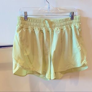 Lululemon Track That 5” Shorts in Lime Green